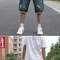 2504100035 Mens casual short denim pants