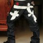 2604100005 Mens print jeans