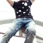 2604100011 Mens heavy wash jeans