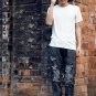 2604100012 Mens heavy wash jeans