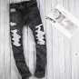 2604100035 Mens Black denim pants