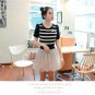 0605100001 lady casual short tee