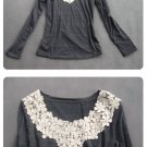 0605100013 lady casual long sleeve tee