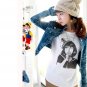 0605100009 lady casual short tee