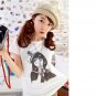 0605100009 lady casual short tee