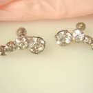 Vintage Rhinestone Earrings