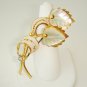 Vintage Continental  Elegant Flower Brooch