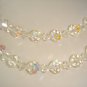 Vintage Two Strand AB Crystal Necklace - Gorgeous