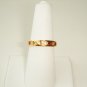 Vintage Avon Gold Tone Ring w Rhinestones Size 7