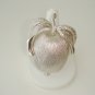 Vintage Sarah Coventry Silver Tone Apple Brooch/Pendant