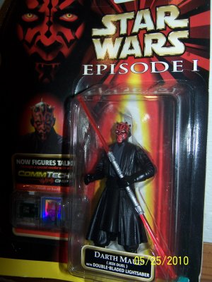 DARTH MAUL WITH COMM TECH CHIP