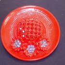 Red Hat Society Pin Rhinestones & Enameled