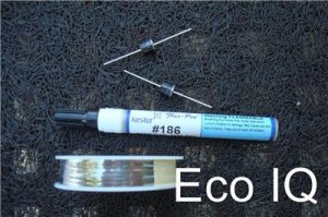 KIT 110' TAB 1 Flux pen 2 Diodes Solar Cell Panel
