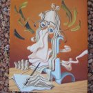 ORIGINAL MODERN Surrealism OIL PAINTING own REAL ART!