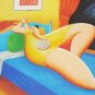 ORIGINAL MODERN Surrealism OIL PAINTING own REAL ART!