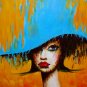 ORIGINAL MODERN Surrealism OIL PAINTING own REAL ART!