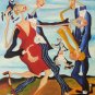 ORIGINAL MODERN Surrealism OIL PAINTING own REAL ART!