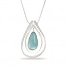 Pear Shaped Ancient Roman Glass Necklace