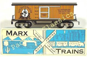NEW MARX TRAINS OLD FROTHINGSLOSH BEER CAR / MINT