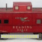 MARX TRAINS READING FOUR-AXEL 3/16 INCH CABOOSE - mxcab384