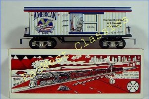 NEW MARX TRAINS AMERICAN BEER REFRIG CAR / MINT