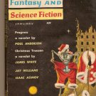 Magazine Of Fantasy And Science Fiction, January 1962 edited by Robert P. Mills