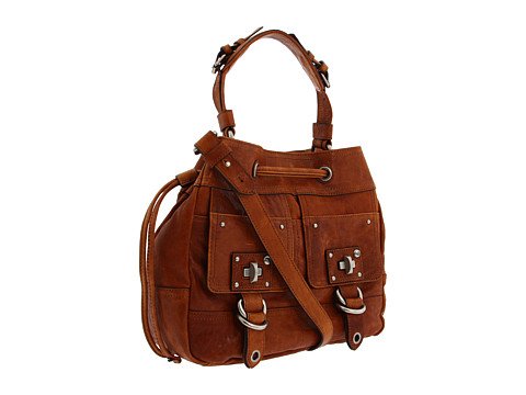 JUICY COUTURE Lady Lock Lolita $295 Cognac FREE SHIPPING