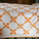 1890 antique quilt-chedder and white