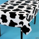 3 COW PRINT Tablecloth PARTY FARM Cow SPOTS 54x72 Barn