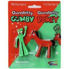 Gumby & Pokey Gumbitty Bendable Poseable 2.5