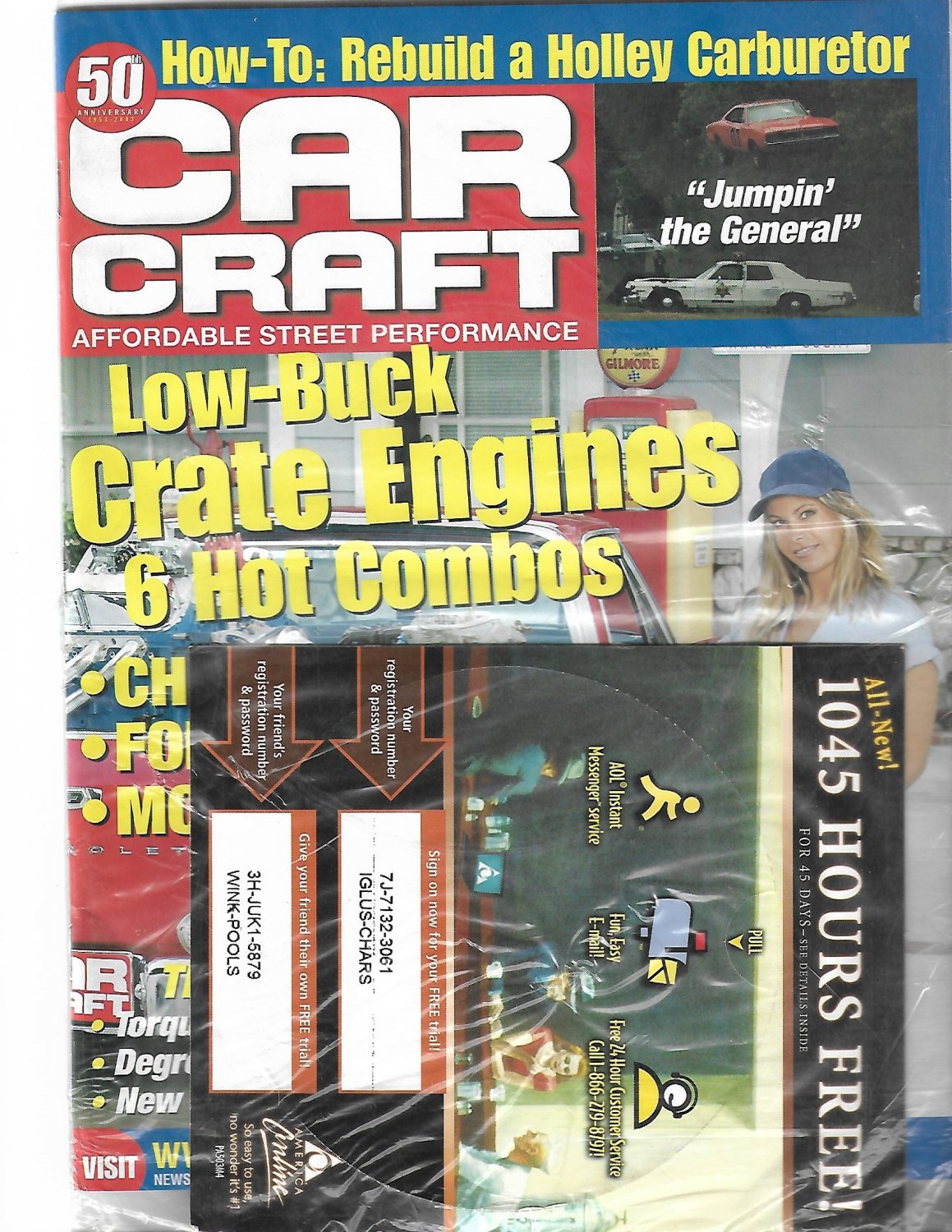 CAR CRAFT MAGAZINE OCTOBER 2003 GENERAL LEE, , EL CAMINO new in bag