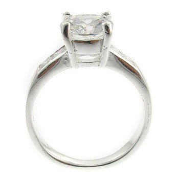 Sterling Silver Engagement Ring (DRR1430)