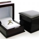 Wall Street Wood Engagement Ring Box
