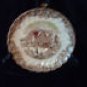 staffordshire 4411 heritage hall saucer Johnson Brothers Brown on White