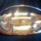 SILVER TRAY WITH HANDLE STARS