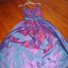 Blue Purple Ball Gown Prom Dress sz 3/4 juniors