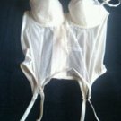 New Bustier Garter Corset Sexy Lingerie White Large
