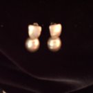 Gold Silver Earring Vintage