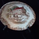 staffordshire 4411 heritage hall Bowl Johnson Brothers Brown on White