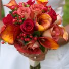custom made Bridal Bouquet, bootnier, bride's maid bouquets