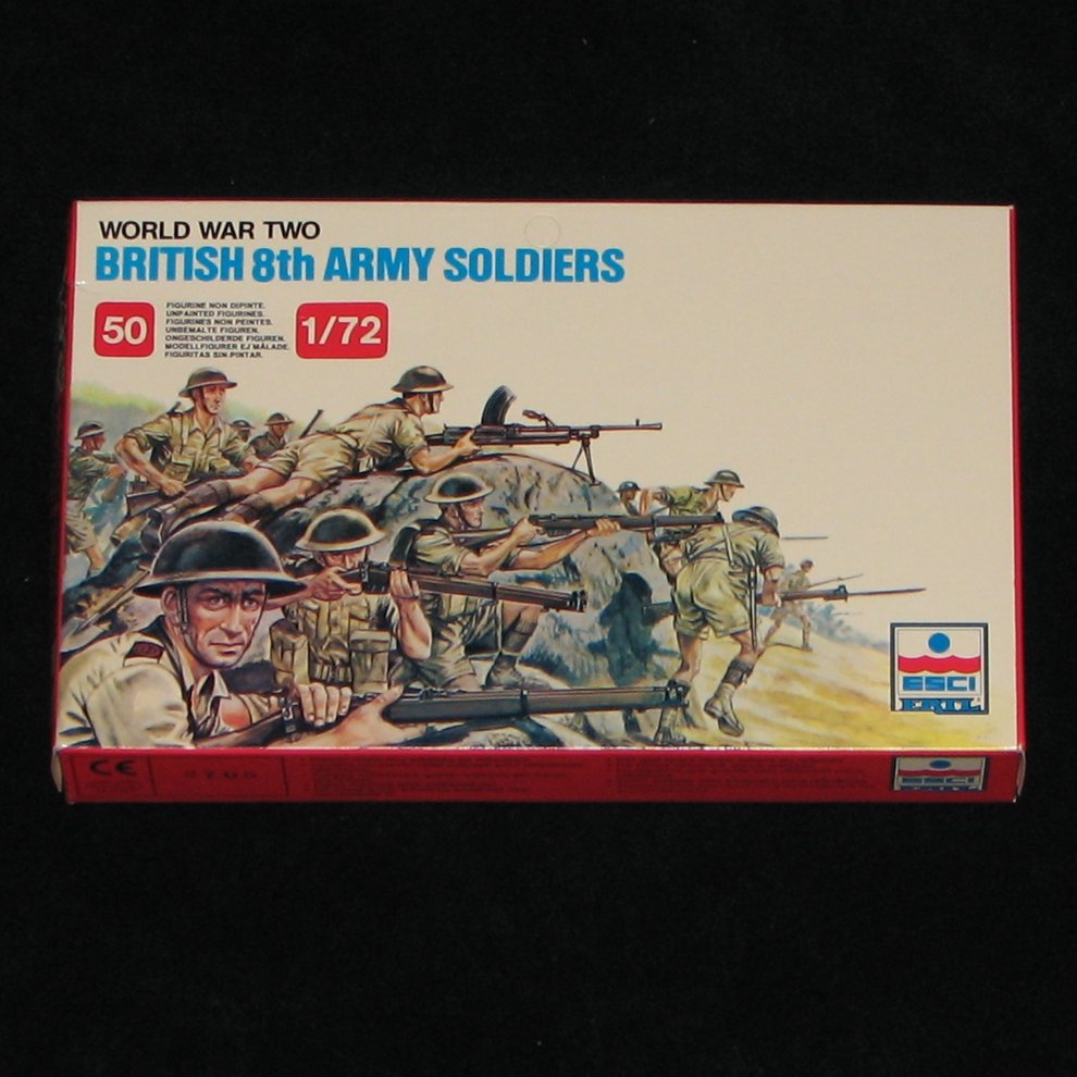 Esci Ertl WW2 British 8th Army Soldiers 1:72