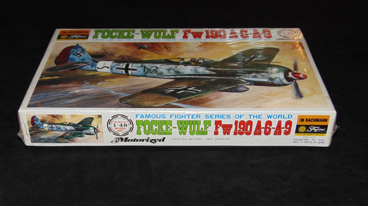 Bachmann Fujimi Focke Wulf 1 48 Fw190 A 6 A 9 Motorized