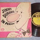 JIMMY DURANTE IN PERSON--10" VG 1951 LP--MGM E-542