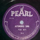 78--PEARL BOYS--AUTOMOBILE SONG--c. 1946--Pearl 56--NM