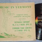 VERMONT STATE SYMPHONY ORCHESTRA--Diane Walsh--'60's LP
