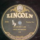 78-FERERA AND FRANCHINI--UA LIKE NO A LIKE-Lincoln 2033