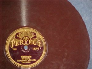 Brown Wax 78--HARRY BARTH/MAX TERR--1924--Perfect 14297