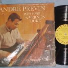 ANDRE PREVIN PLAYS THE SONGS BY VERNON DUKE--NM 1959 LP
