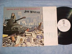 JOE WALSH--THERE GOES THE NEIGHBORHOOD--NM WL Promo LP