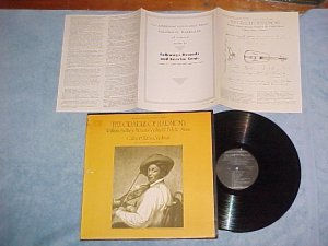 GILBERT ROSS--WILLIAM SIDNEY MOUNT'S VIOLIN-Folkways LP
